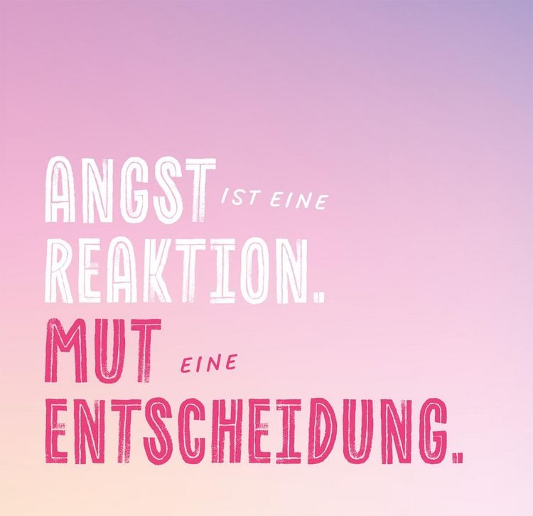 Produktbild: Das Beste entsteht immer aus Mut