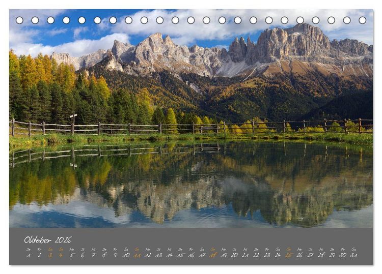 Produktbild: Romantisches S&uuml;dtirol (Tischkalender 2026 DIN A5 quer), CALVENDO Monatskalender