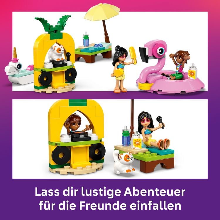 Produktbild: LEGO Friends 42658 Poolparty mit Einhorn und Flamingo, Spielzeug