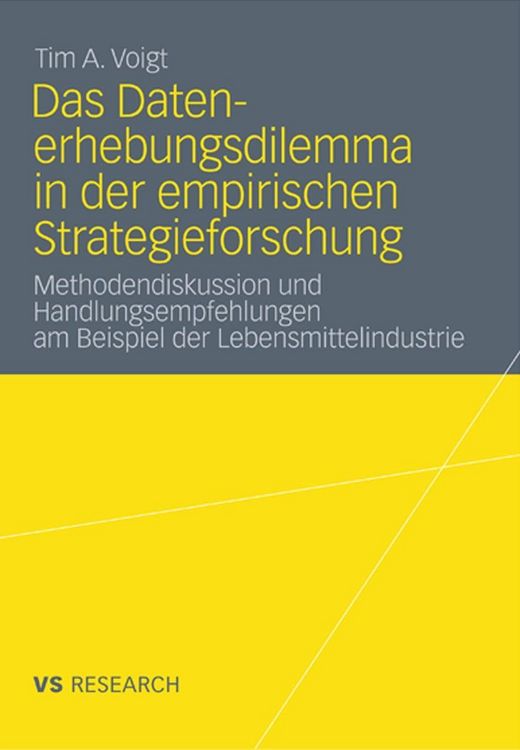 Produktbild: Das Datenerhebungsdilemma in der empirischen Strategieforschung