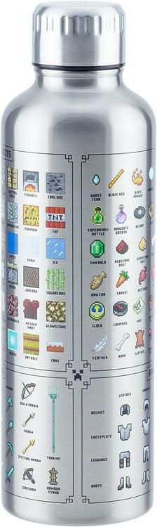 Produktbild: Minecraft Metall Wasserflasche