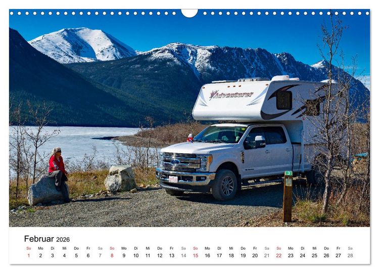 Produktbild: KANADA Mit dem Camper quer durch die Rockies (Wandkalender 2026 DIN A3 quer), CALVENDO Monatskalender