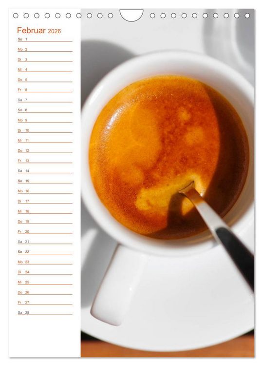 Produktbild: K&ouml;stliche Kaffeespezialit&auml;ten (Wandkalender 2026 DIN A4 hoch), CALVENDO Monatskalender