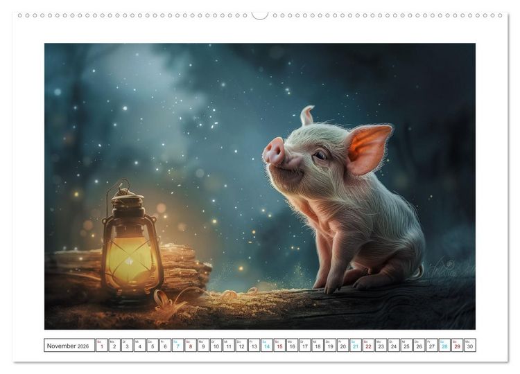 Produktbild: Pure Gl&uuml;cksmomente (Wandkalender 2026 DIN A2 quer), CALVENDO Monatskalender