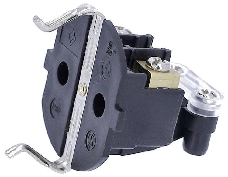 Produktbild: AS Schwabe 62225 Schutzkontaktkupplung PVC 230V Schwarz IP20