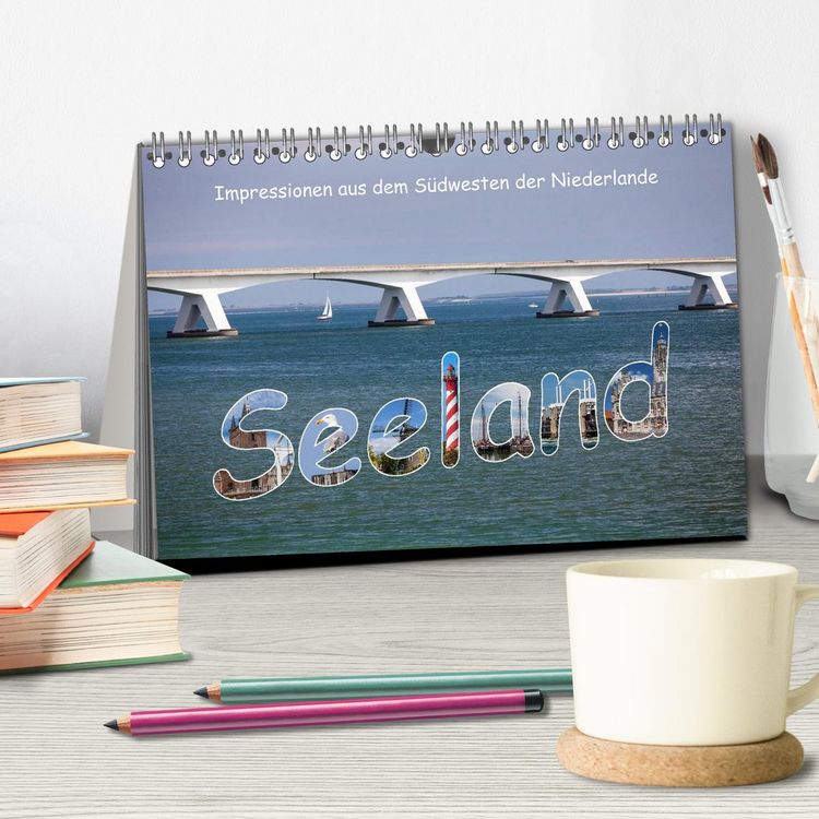 Produktbild: Seeland - Impressionen aus dem S&uuml;dwesten der Niederlande (Tischkalender 2026 DIN A5 quer), CALVENDO Monatskalender