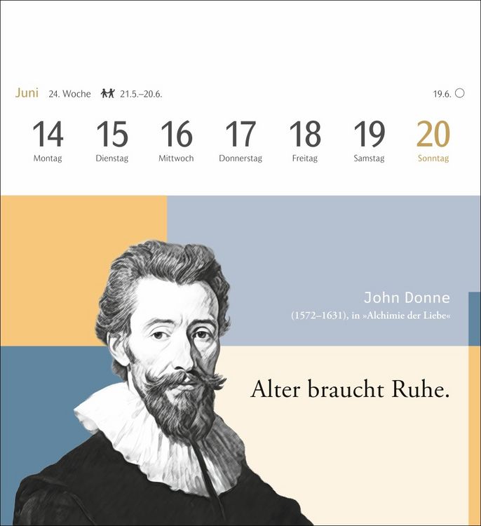 Produktbild: Zeitlose Wahrheiten Postkartenkalender 2027 - Kalender mit 53 Karten, ausgew&auml;hlt und kommentiert von Klaus Michael Groll