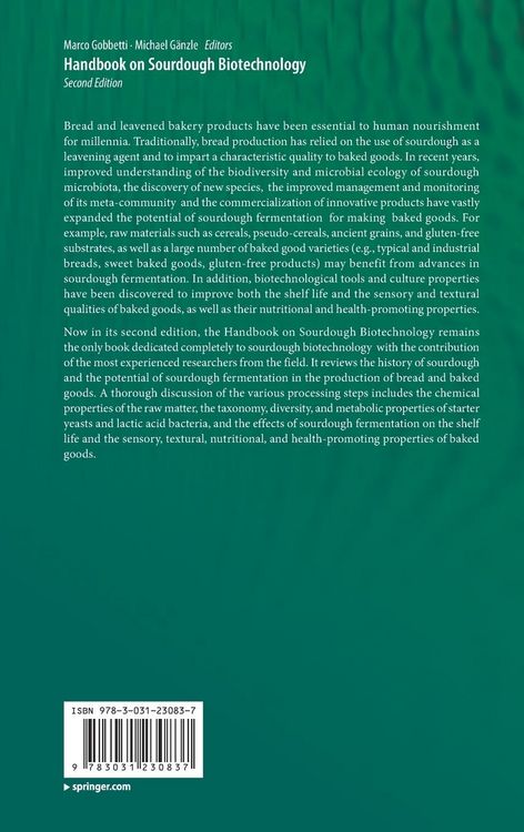Produktbild: Handbook on Sourdough Biotechnology
