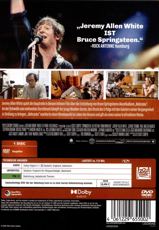 Produktbild: Springsteen - Deliver Me from Nowhere