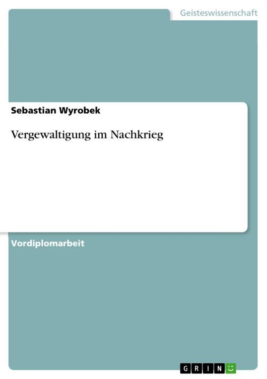 Produktbild: Vergewaltigung im Nachkrieg