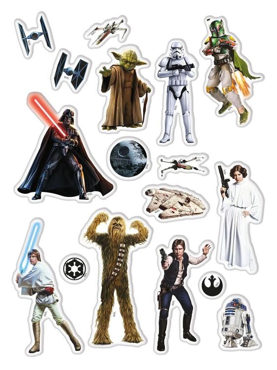 Produktbild: Star Wars: Malspa&szlig; mit 3D-Stickern