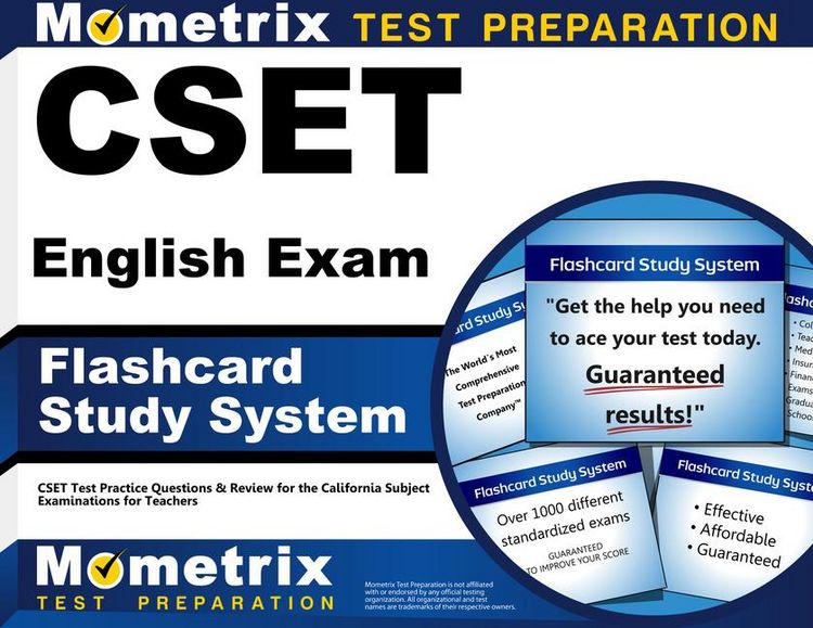 Produktbild: CSET English Exam Flashcard Study System