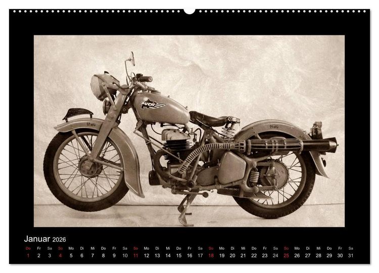 Produktbild: Motorrad Oldtimer aus &Ouml;sterreich (hochwertiger Premium Wandkalender 2026 DIN A2 quer), Kunstdruck in Hochglanz
