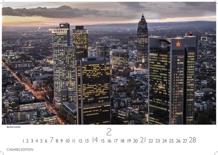 Produktbild: Frankfurt Kalender 2027 &ndash; Wandkalender | Fotokalender Deutschland 24x35cm &ndash; faszinierende Stadtansichten der Mainmetropole mit 12 gro&szlig;formatigen Bildern