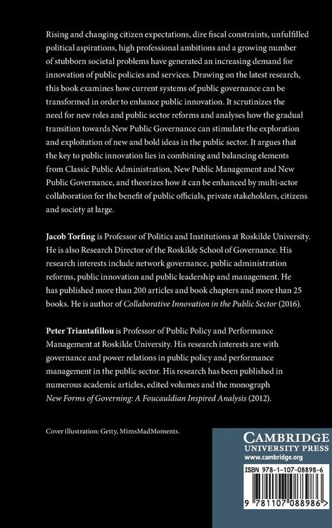 Produktbild: Enhancing Public Innovation by Transforming Public Governance