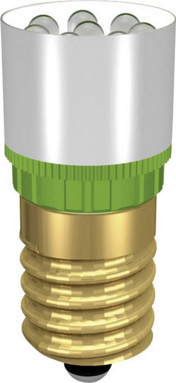 Produktbild: Signal Construct MCRE148378 LED-Signalleuchte Ultragr&uuml;n E14 230 V/DC, 230 V/AC 37000 mcd