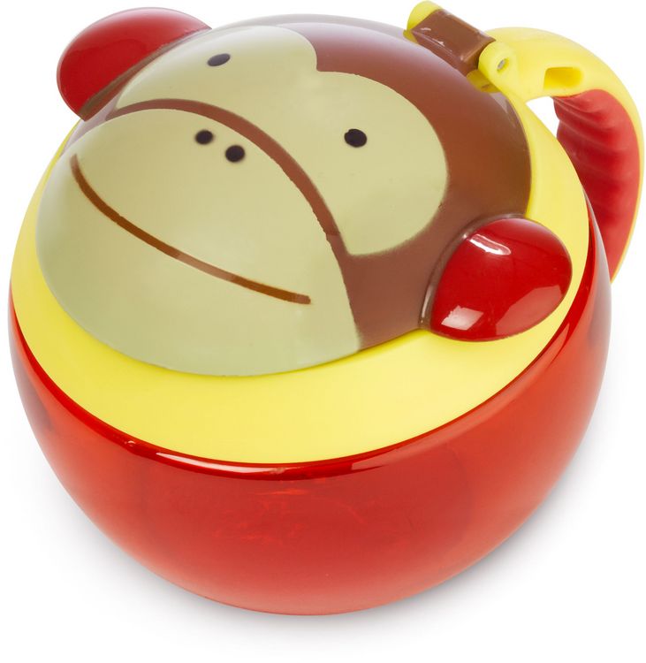 Produktbild: Skip Hop S252551 - Zoo Snackcup, Snackbox, Aufbewahrungsbeh&auml;lter, Affe Marshall