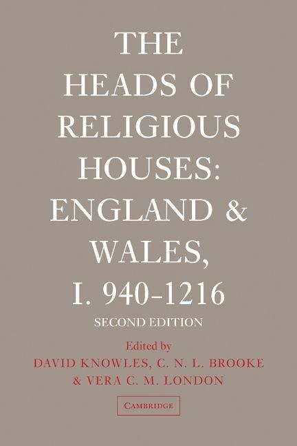 Produktbild: The Heads of Religious Houses