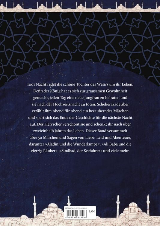 Produktbild: Die sch&ouml;nsten M&auml;rchen aus 1001 Nacht. In der klassischen &Uuml;bersetzung von Dr. Gustav Weil