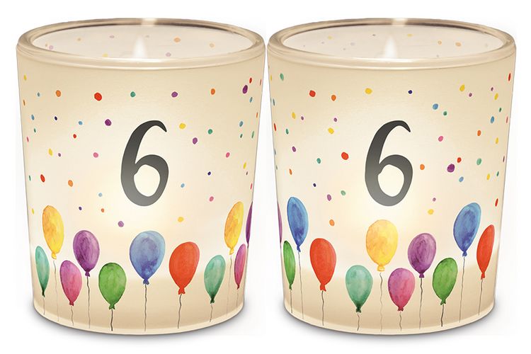 Produktbild: Licht D6H6 Geburtstag Zahl 6