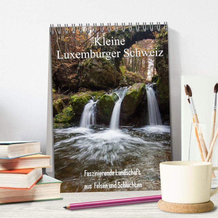 Produktbild: Kleine Luxemburger Schweiz (Tischkalender 2026 DIN A5 hoch), CALVENDO Monatskalender