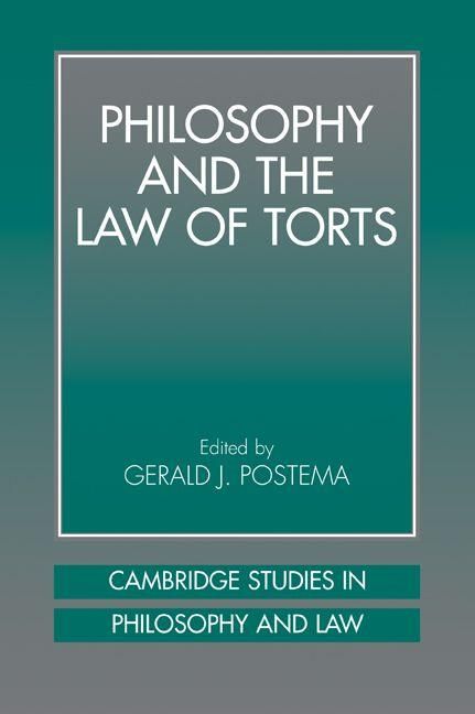 Produktbild: Philosophy and the Law of Torts