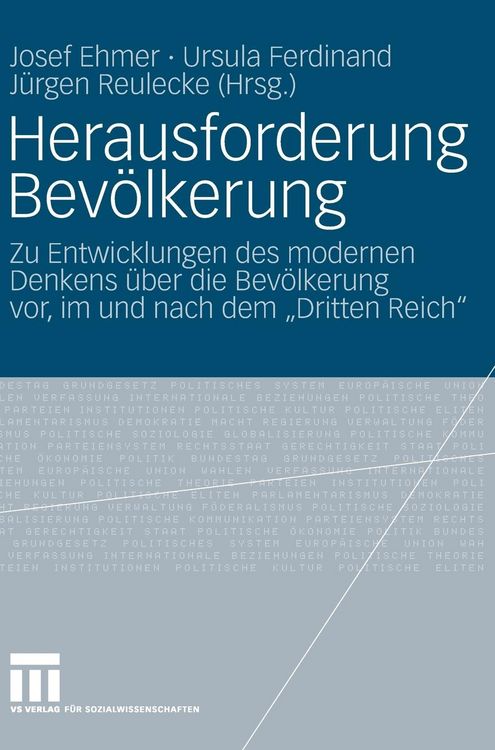 Produktbild: Herausforderung Bev&ouml;lkerung