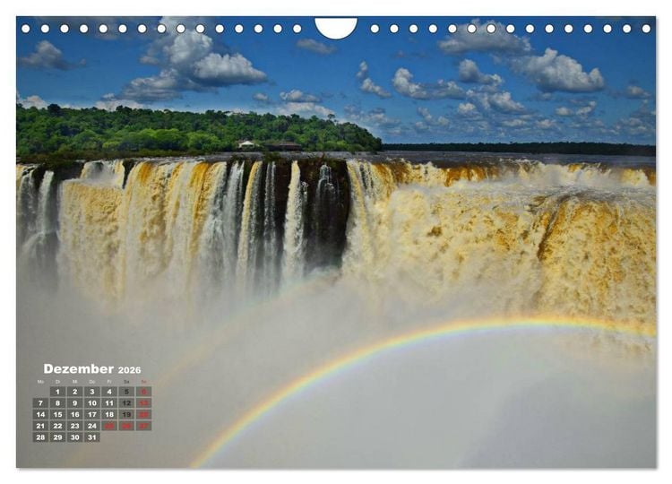 Produktbild: Argentinien. Die Iguaz&uacute;-Wasserf&auml;lle (Wandkalender 2026 DIN A4 quer), CALVENDO Monatskalender