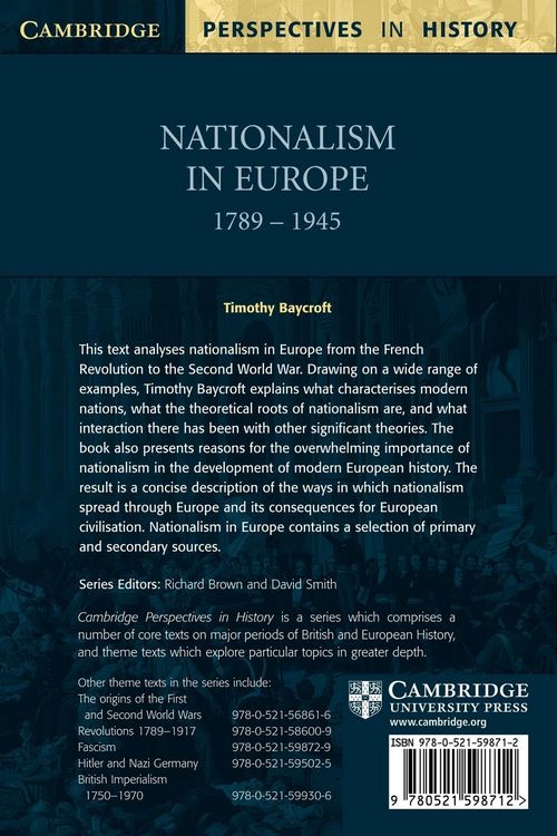 Produktbild: Nationalism in Europe 1789 1945