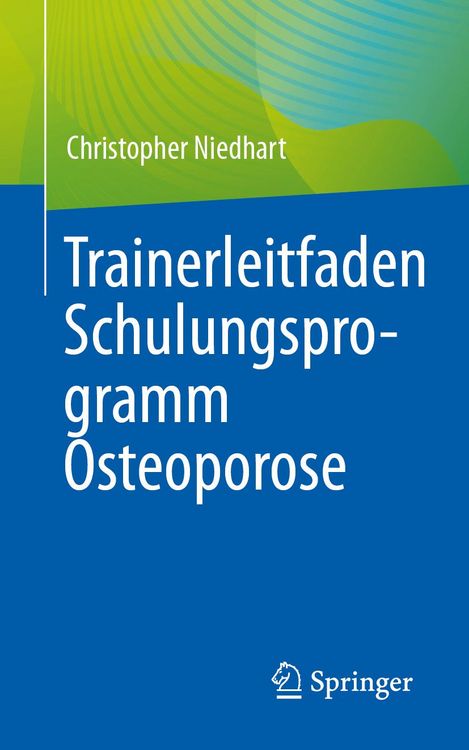 Produktbild: Trainerleitfaden Schulungsprogramm Osteoporose