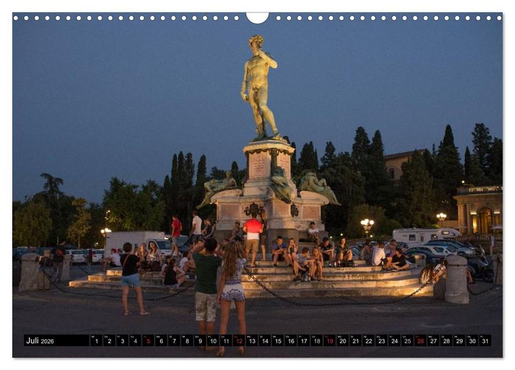 Produktbild: Abends in der Toskana (Wandkalender 2026 DIN A3 quer), CALVENDO Monatskalender
