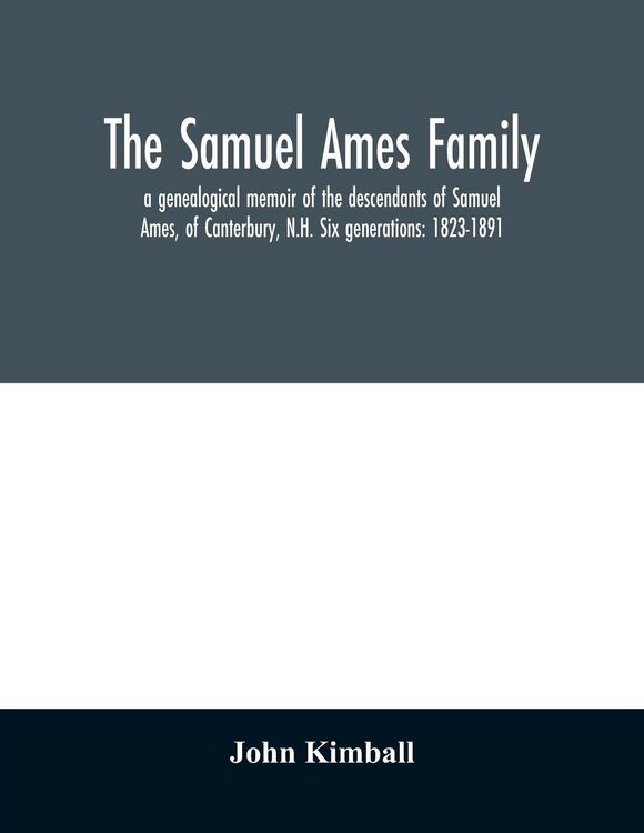 Produktbild: The Samuel Ames family