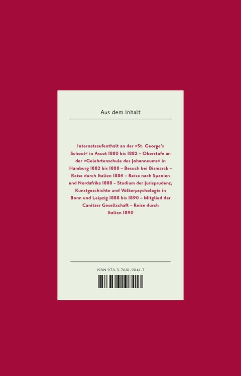 Produktbild: Das Tagebuch (1880-1937), Band 1 (Das Tagebuch 1880-1937, Bd. 1)