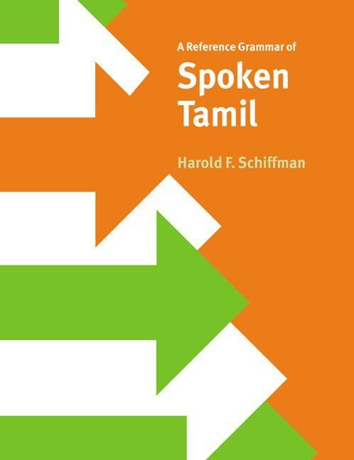 Produktbild: A Reference Grammar of Spoken Tamil