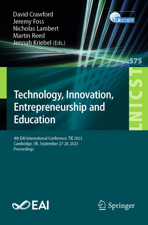 Produktbild: Technology, Innovation, Entrepreneurship and Education