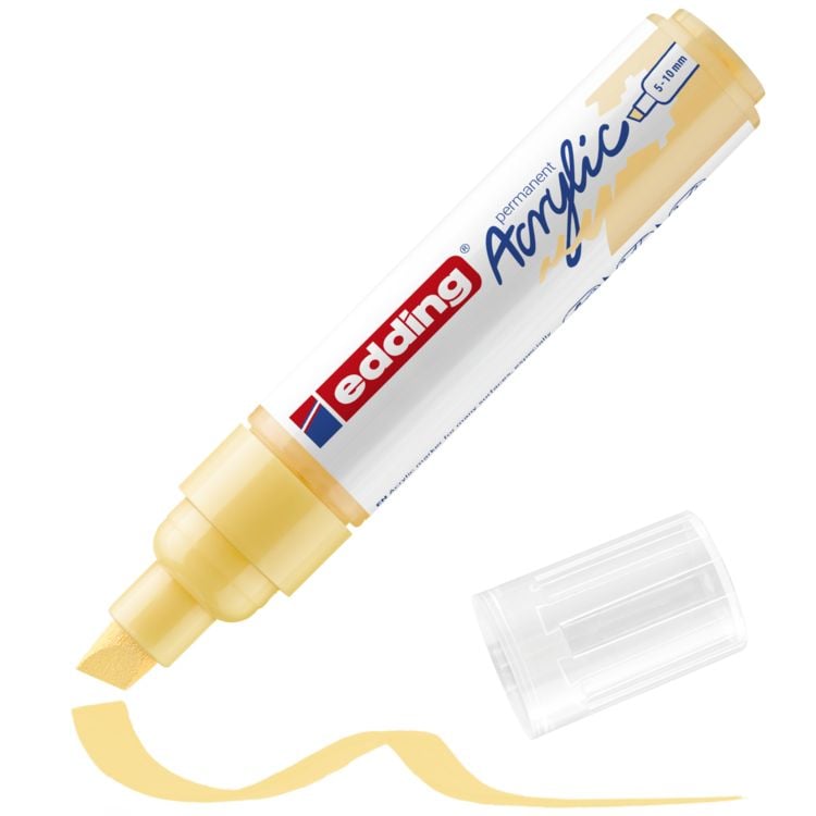 Produktbild: edding Acrylmarker 5000 pastell gelb 5-10mm