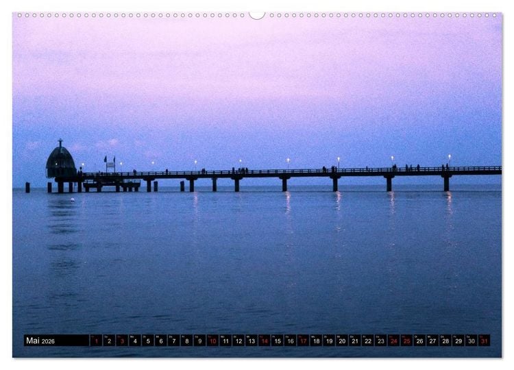 Produktbild: Ostsee - Tr&auml;ume vom Meer (Wandkalender 2026 DIN A2 quer), CALVENDO Monatskalender