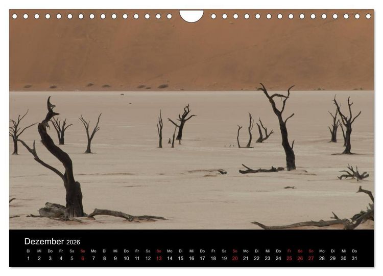 Produktbild: W&uuml;stenzauber Namibia (Wandkalender 2026 DIN A4 quer), CALVENDO Monatskalender
