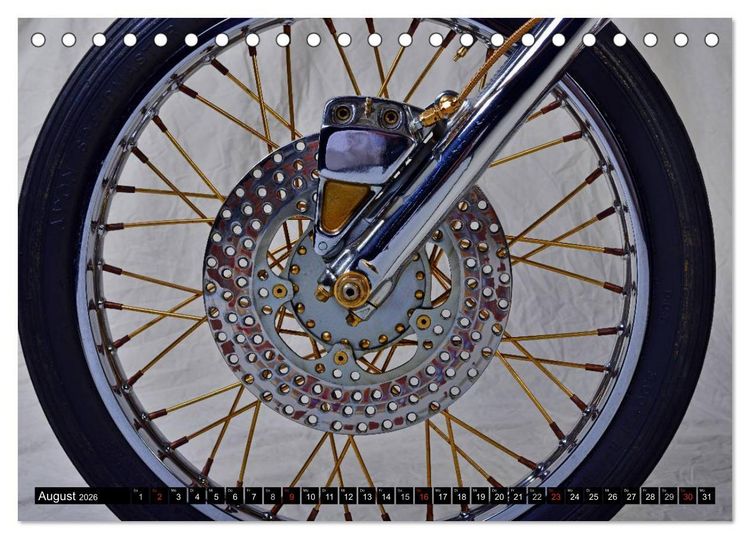 Produktbild: Harley Classic Chopper (Tischkalender 2026 DIN A5 quer), CALVENDO Monatskalender