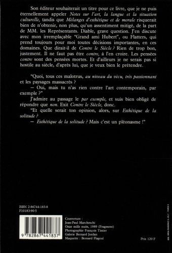 Produktbild: Esthetique de la Solitude