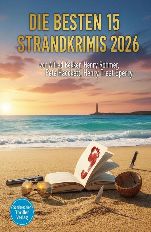 Produktbild: Die besten 15 Strandkrimis 2026