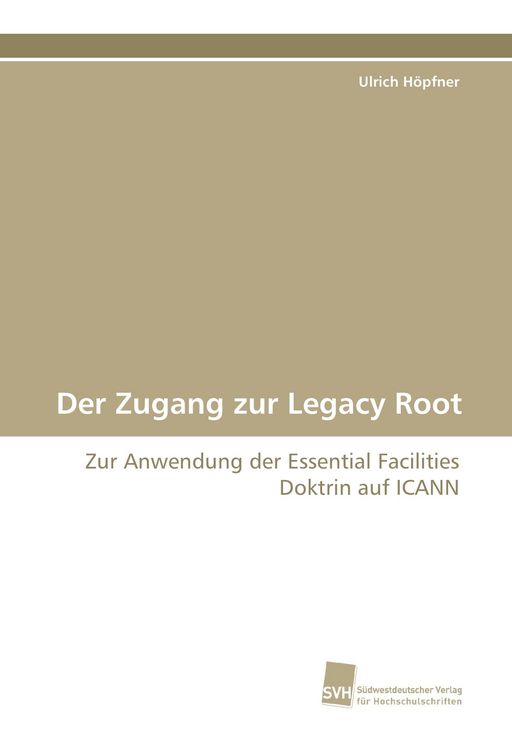 Produktbild: Der Zugang zur Legacy Root