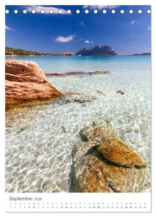 Produktbild: Sardinien (Tischkalender 2026 DIN A5 hoch), CALVENDO Monatskalender