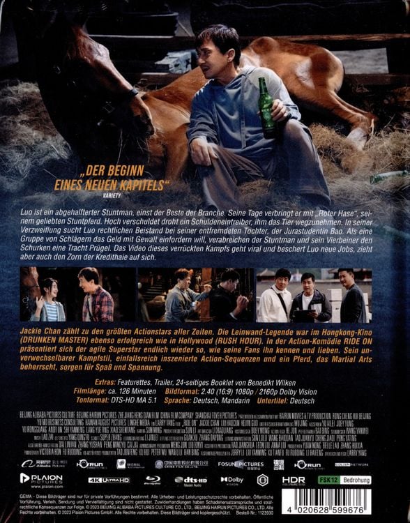 Produktbild: Ride On - Die zweite Chance - Mediabook (4K Ultra HD) (+ Blu-ray)