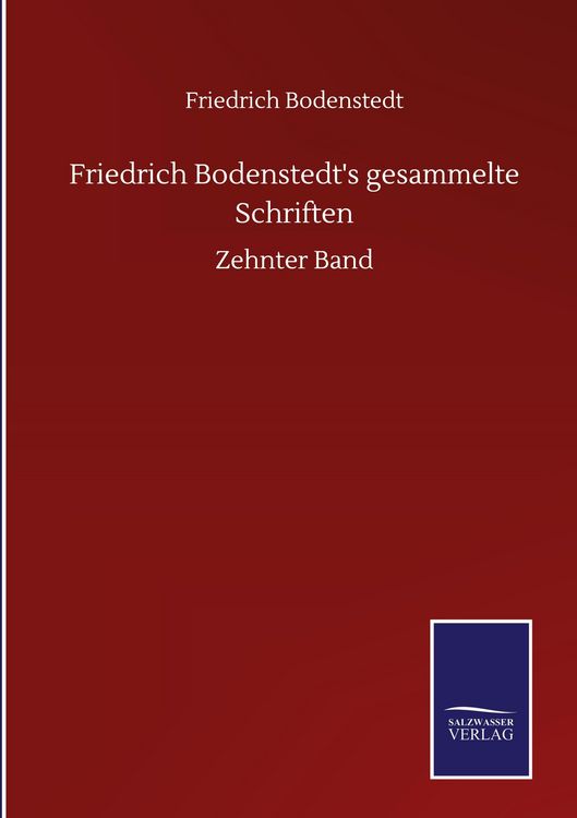Produktbild: Friedrich Bodenstedt's gesammelte Schriften