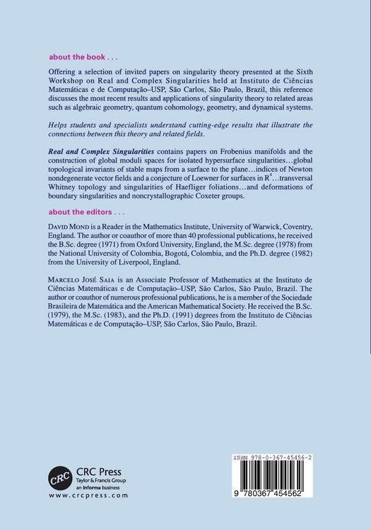 Produktbild: Real And Complex Singularities