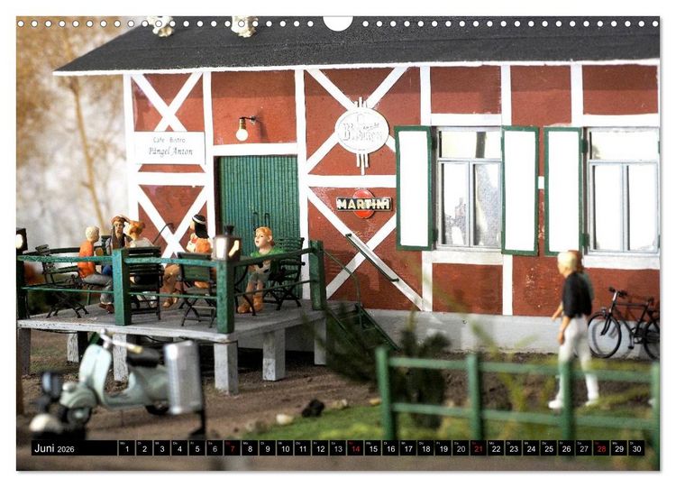 Produktbild: Kleine Bahnwelt in Spur 1 (Wandkalender 2026 DIN A3 quer), CALVENDO Monatskalender