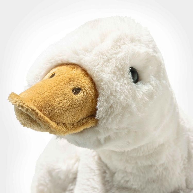 Produktbild: Steiff 075506 - Gans Gilda, wei&szlig;, Pl&uuml;schtier, 47 cm