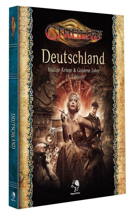 Produktbild: Cthulhu: Deutschland - Blutige Kriege & Goldene Jahre, 3. Edition - Normalausgabe