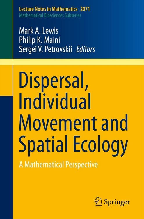 Produktbild: Dispersal, Individual Movement and Spatial Ecology